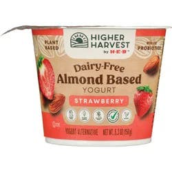 Higher Harvest by H-E-B Dairy Free Almond-Based Yogurt – Strawberry