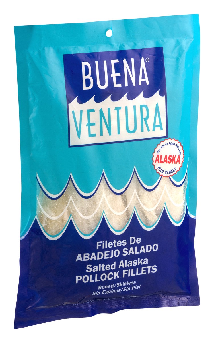 slide 2 of 9, Buena Ventura Salted Pollock Fillets 16 oz, 16 oz