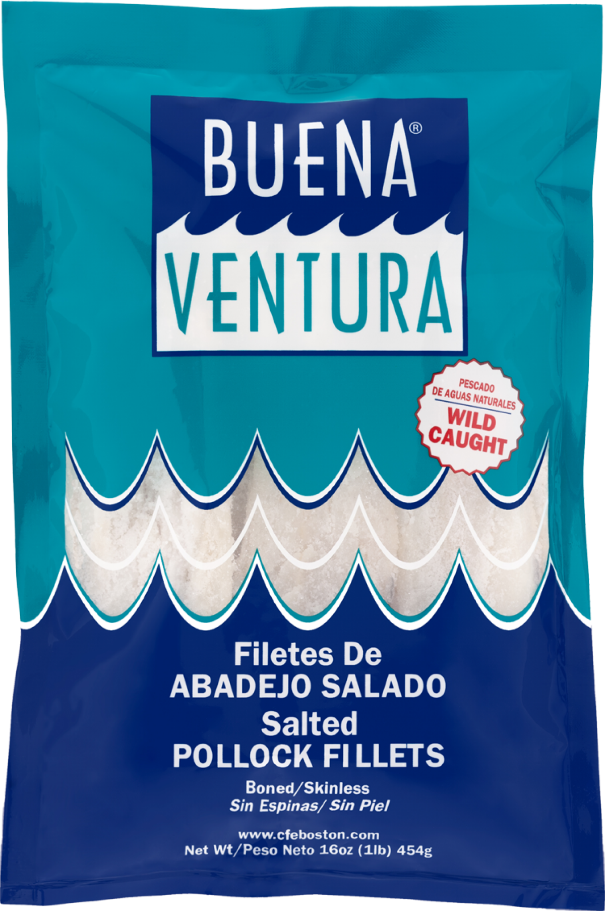 slide 1 of 9, Buena Ventura Salted Pollock Fillets 16 oz, 16 oz