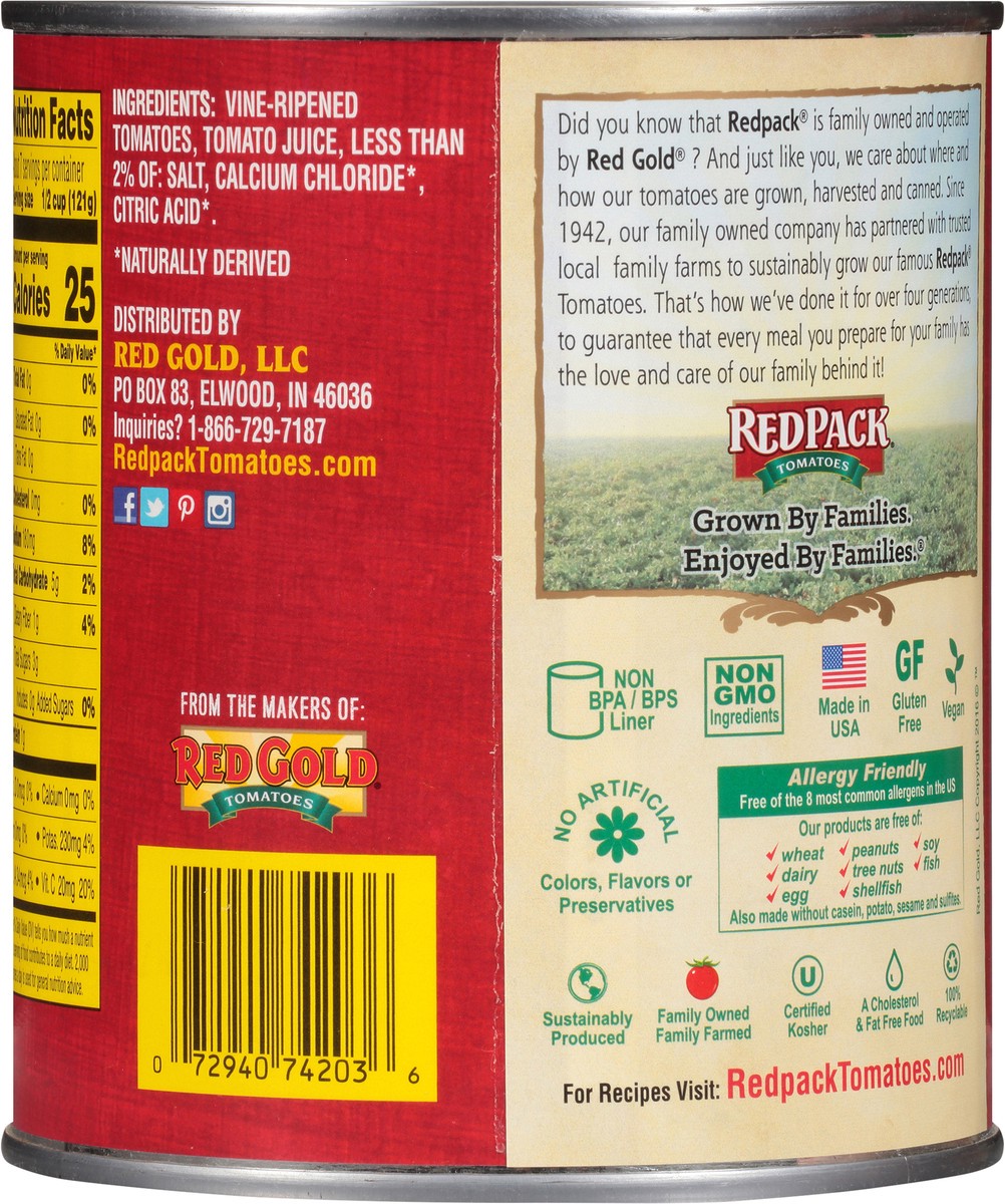 slide 3 of 7, Redpack Tomato Diced, 28 oz