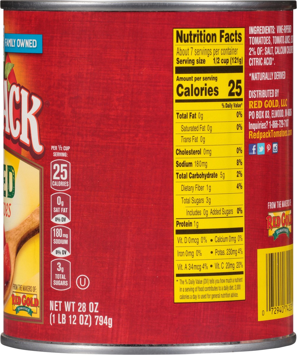 slide 6 of 7, Redpack Tomato Diced, 28 oz