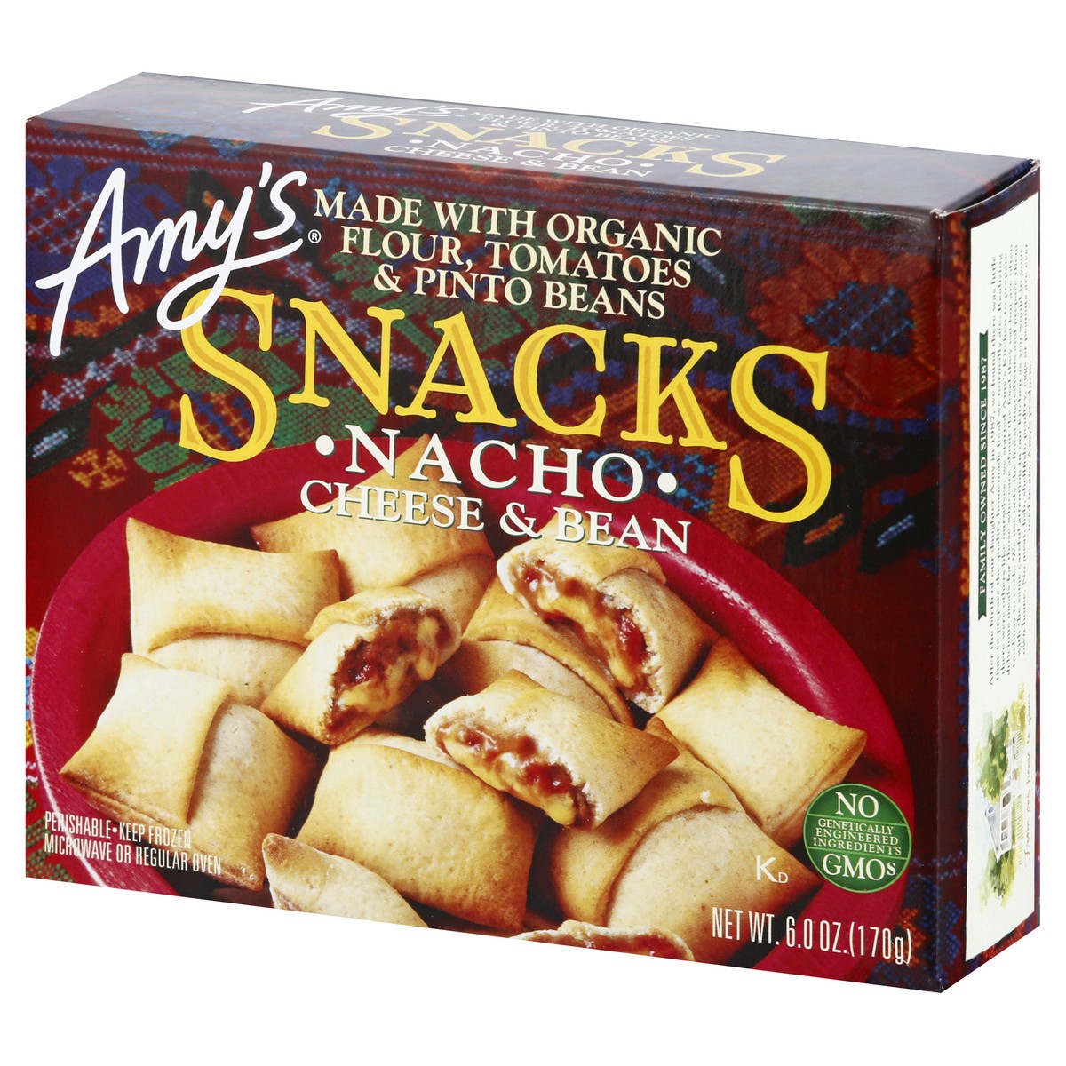 slide 3 of 10, Amy's Organic Nacho Pizza Snacks, 6 oz