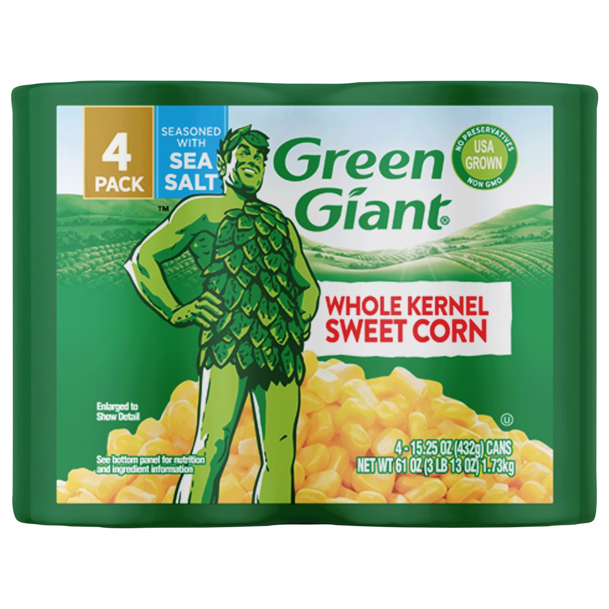 slide 2 of 3, G Giant Whole Kernl Corn 4Pk, 1 ct