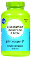 slide 1 of 1, Kroger Joint Support Glucosamine Chondroitin & MSM Supplement, 180 ct