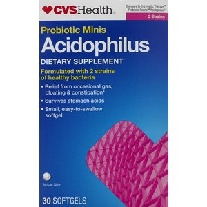 slide 1 of 1, CVS Health Probiotic Minis Acidophilus Softgels, 30 ct