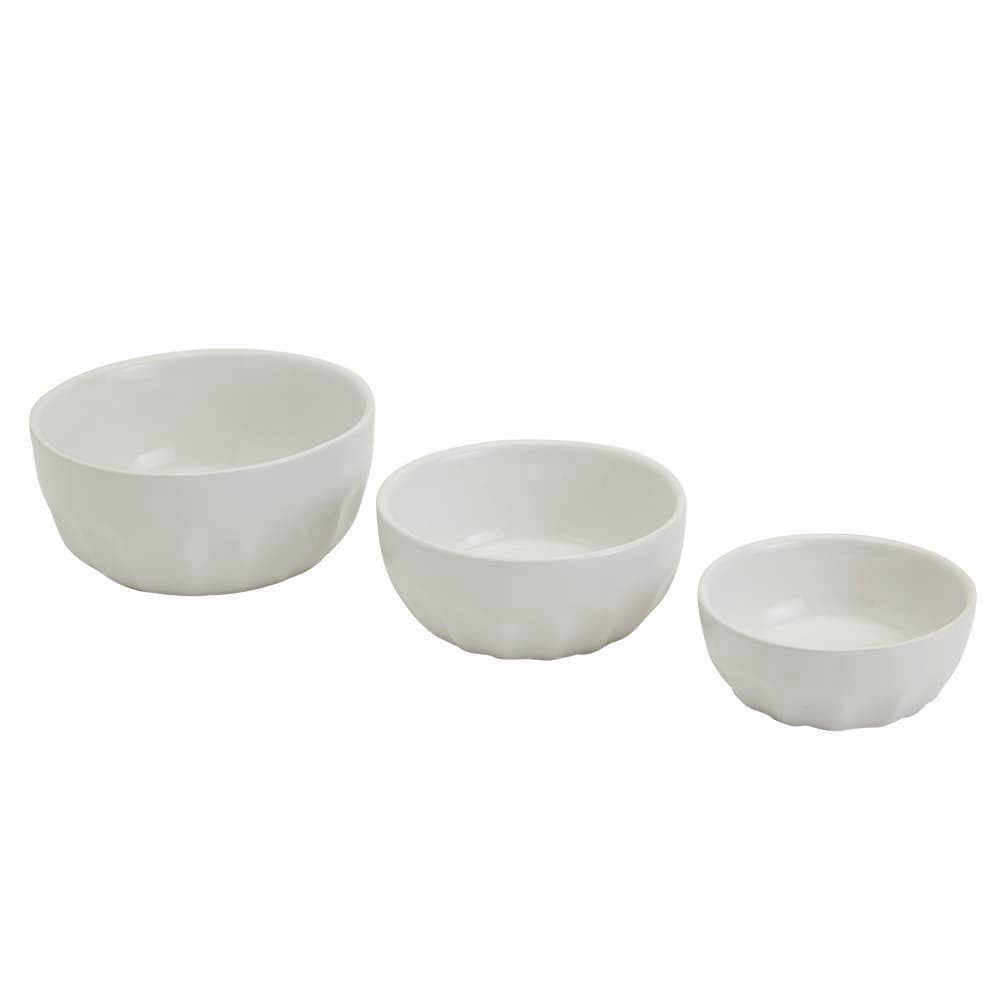 slide 2 of 2, Tabletops Unlimited Mason Craft And More Stoneware Cafe Tidbit Bowl Set - White, 3 ct