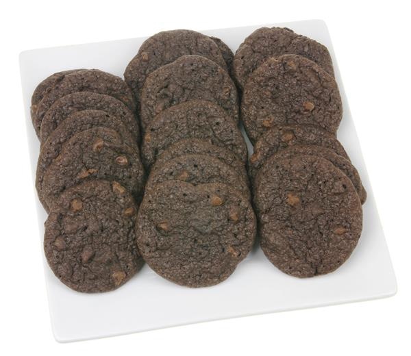 slide 1 of 1, Hy-Vee Mini Brownie Cookies With Ghirardelli Chocolate Chips 18Ct, 10 oz