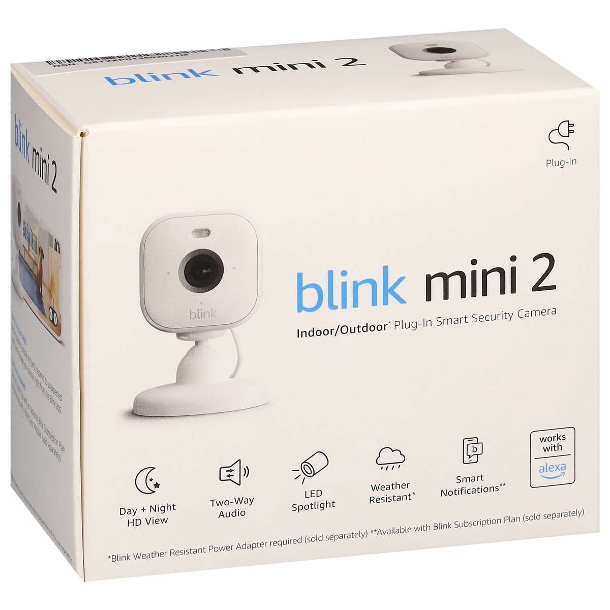 slide 8 of 11, Blink Indoor/Outdoor Plug-in Smart Security Camera 1 ea, 1 ct
