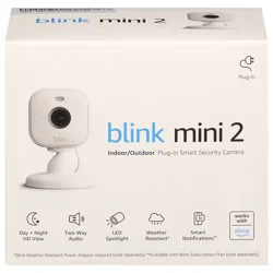 Blink Indoor/Outdoor Plug-in Smart Security Camera 1 ea
