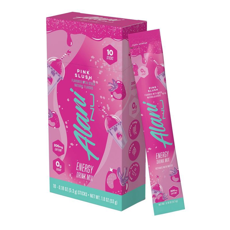slide 1 of 3, Alani Nu Pink Slush Energy Sticks - 10pk, 10 ct