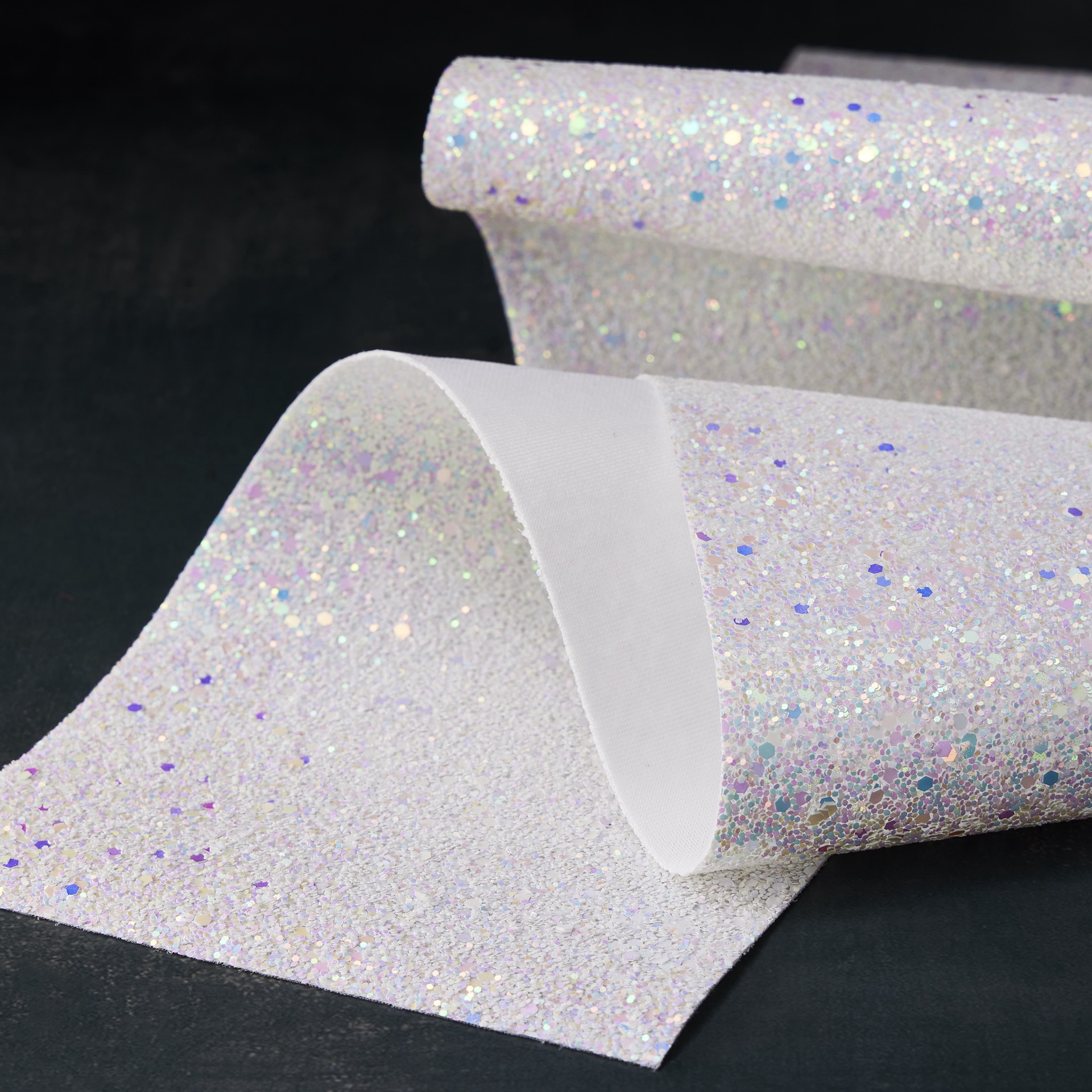 slide 3 of 3, 5.375" X 1yd. Encrusted Glitter Ribbon By Celebrate It, 5.375 in x 1 yd