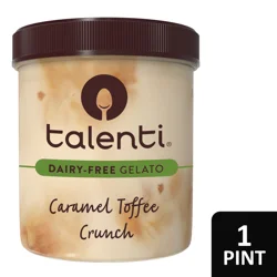 Talenti Caramel Toffee Crunch Dairy-Free Frozen Gelato - 1pt