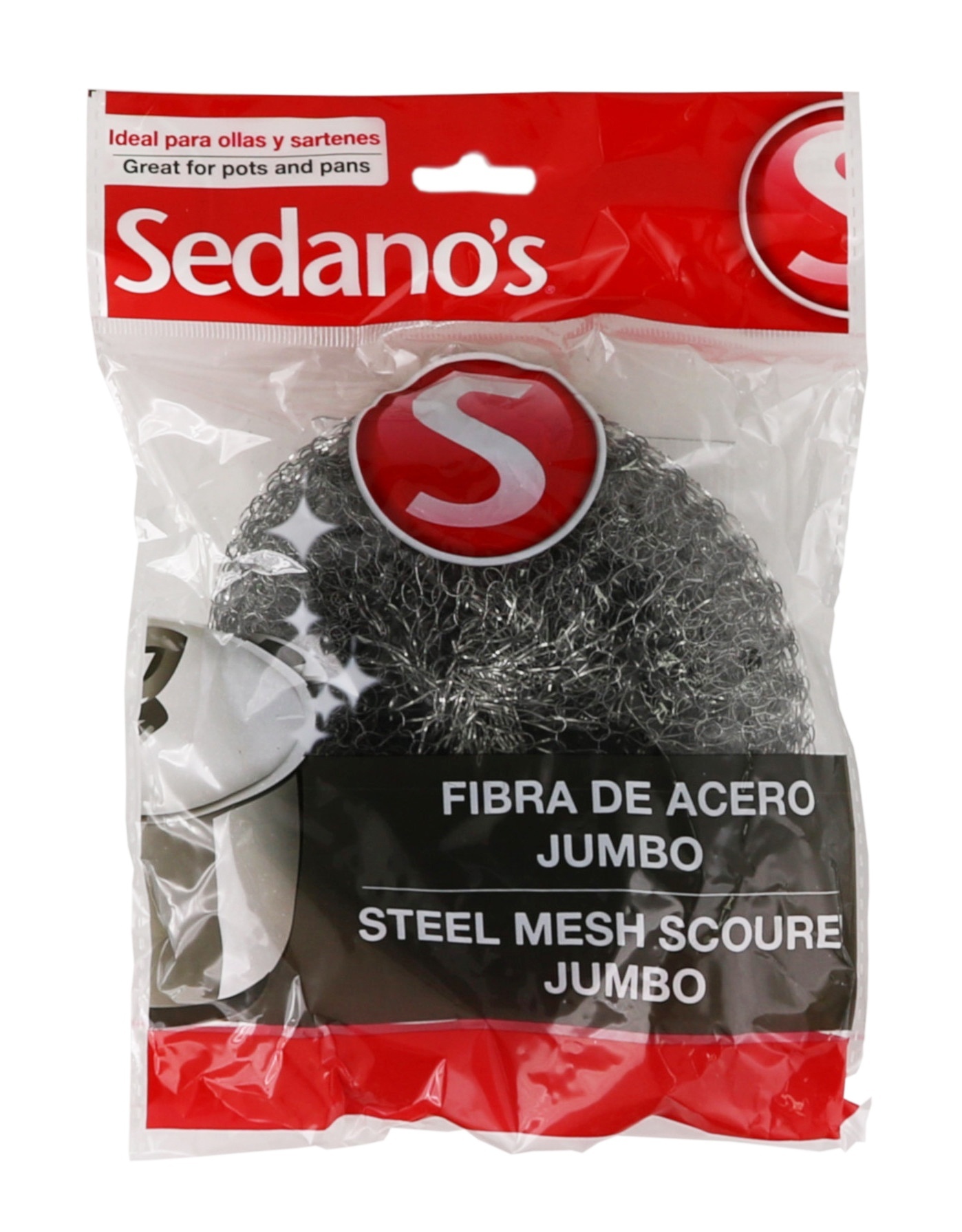 slide 1 of 1, Sedano's Jumbo Steel Scruber, 1 ct