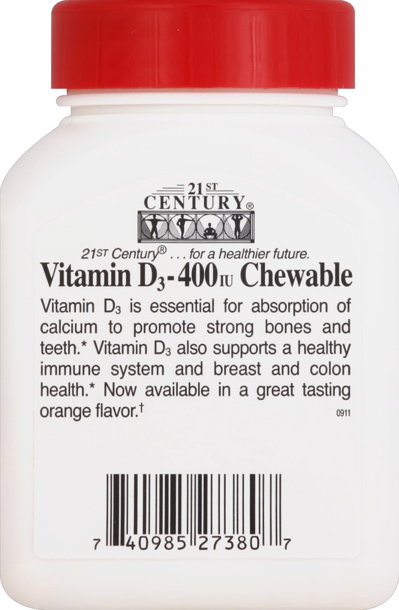 slide 6 of 7, 21st Century D3 - 400 IU 110 ea, 150 ct
