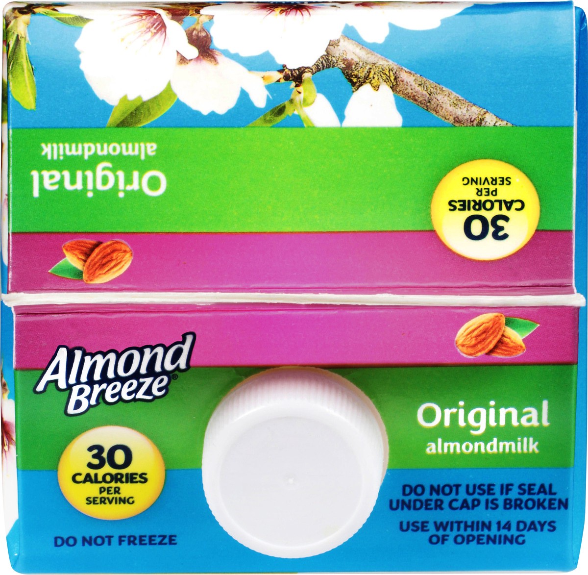 slide 9 of 9, Almond Breeze Original Unsweetened Almondmilk 0.5 gl, 64 oz