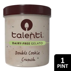Talenti Double Cookie Crunch Dairy-Free Frozen Gelato - 1pt