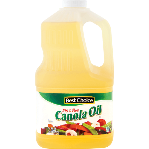 slide 1 of 1, Best Choice 100% Pure Canola Oil, 64 oz