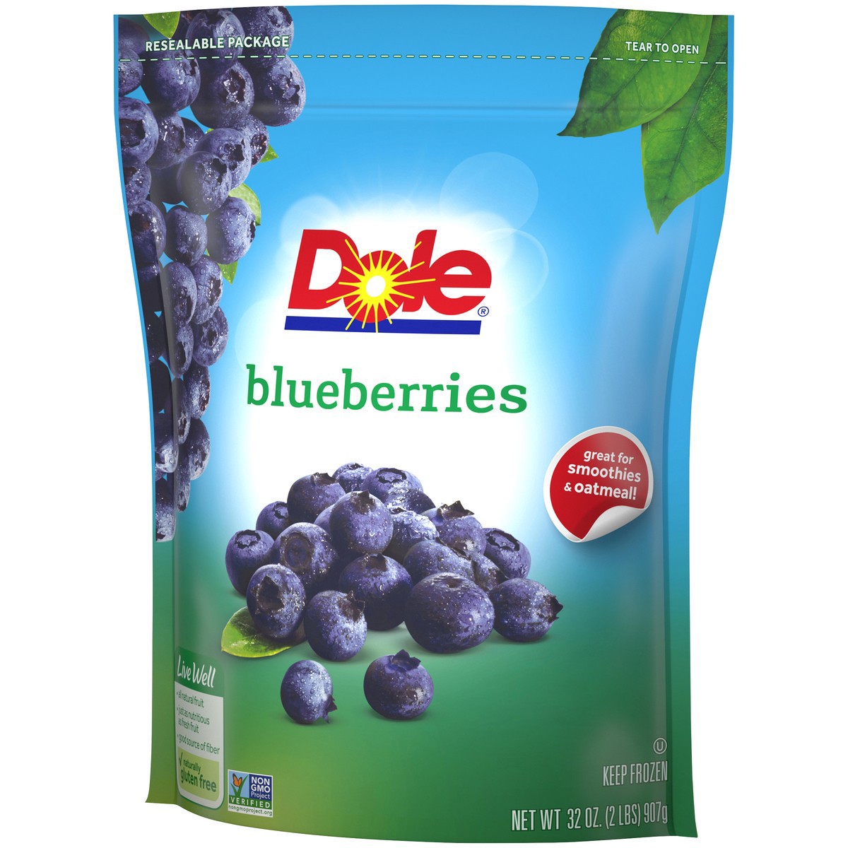 slide 5 of 9, Dole Blueberries, 32 oz