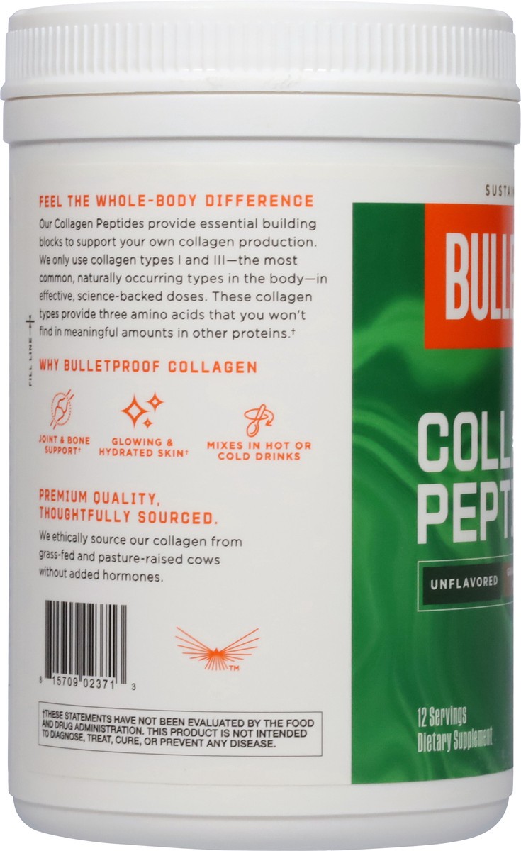 slide 6 of 9, Bulletproof Collagen Peptides, Unflavored, 8.5 oz