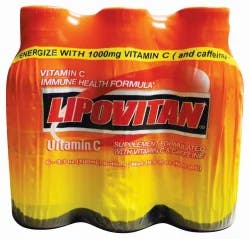 Lipovitan Vitamin C Immune Health Formula Energy Drink