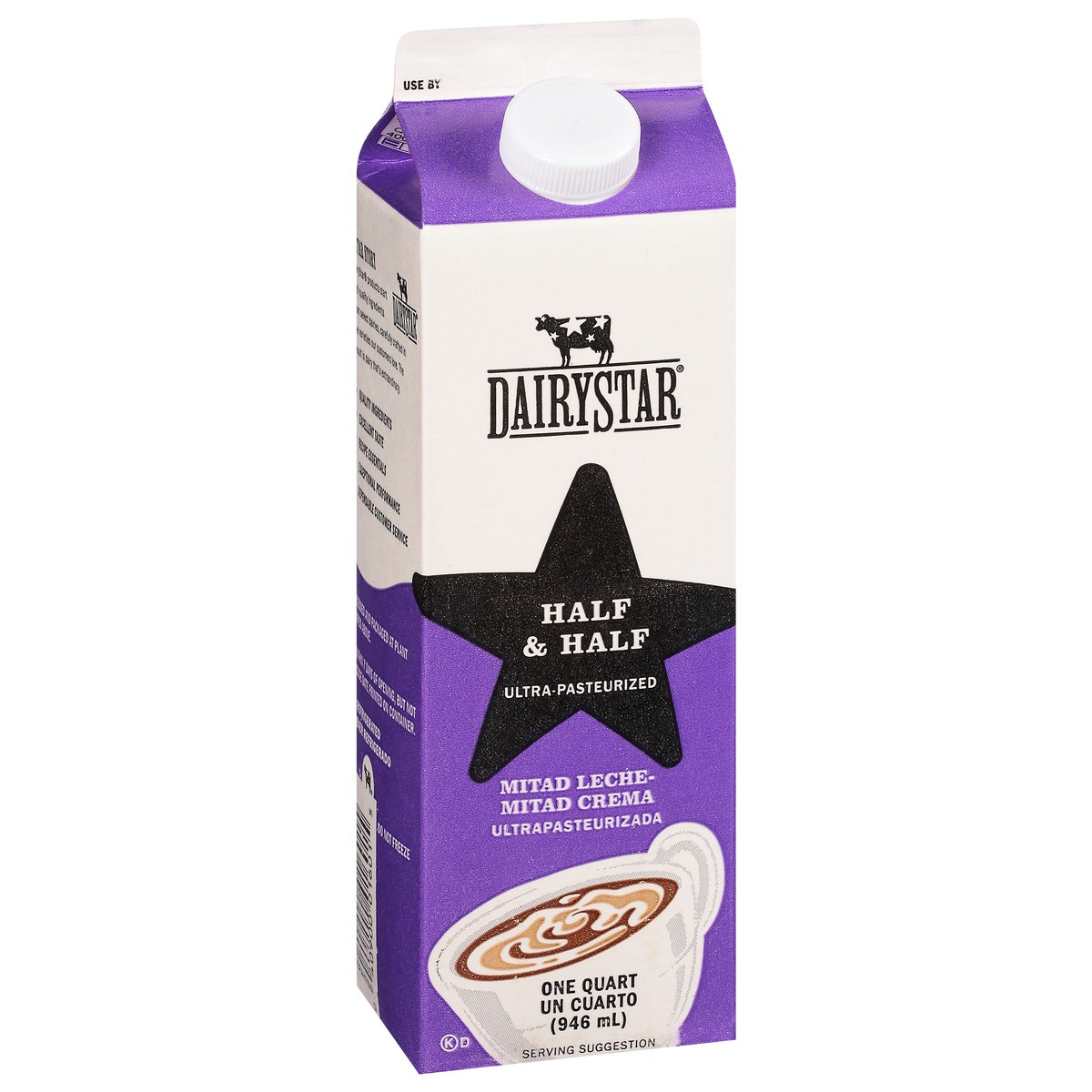 slide 8 of 9, DairyStar Ultra-Pasteurized Half & Half 1 qt, 1 ct