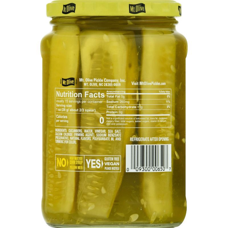 slide 3 of 4, Mt. Olive Kosher Dill Spears - 24oz, 24 oz