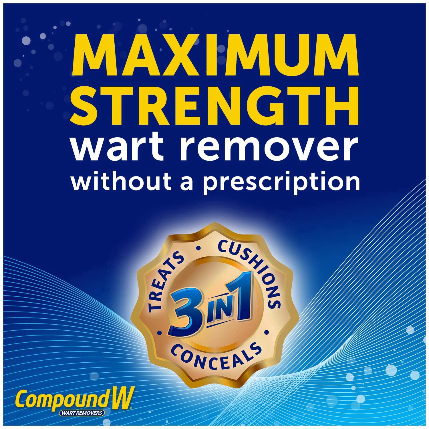 slide 3 of 5, Compound W Wart Remover, One Step Plantar Foot Pads, 20 ct