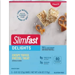SlimFast Delights Crispy Toffee Pretzel - 4.06 oz