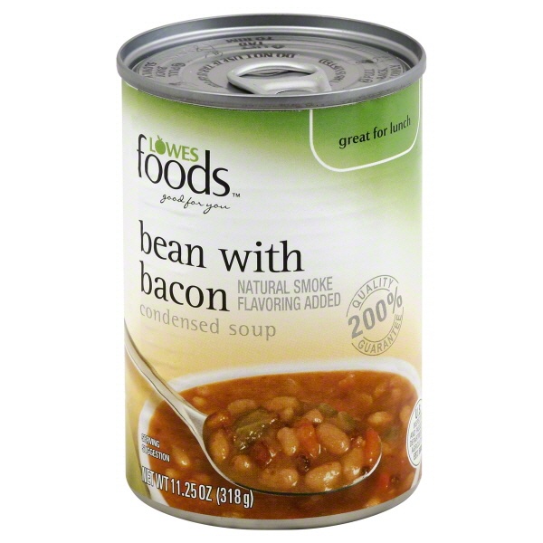 slide 1 of 1, Lowes Foods Condensed Soup Bean With Bacon, 11.25 oz