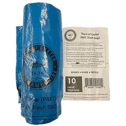 Exeter Bag Trash 33 Gallon With Tie - 10 Ct