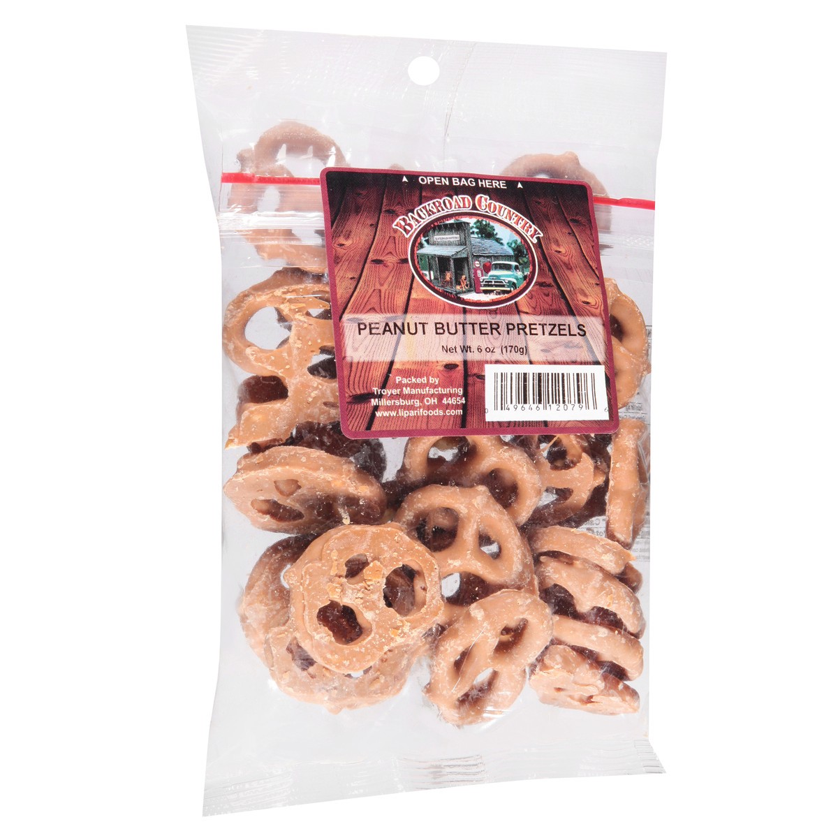 slide 12 of 13, Backroad Country Peanut Butter Pretzels 6 oz, 6 oz