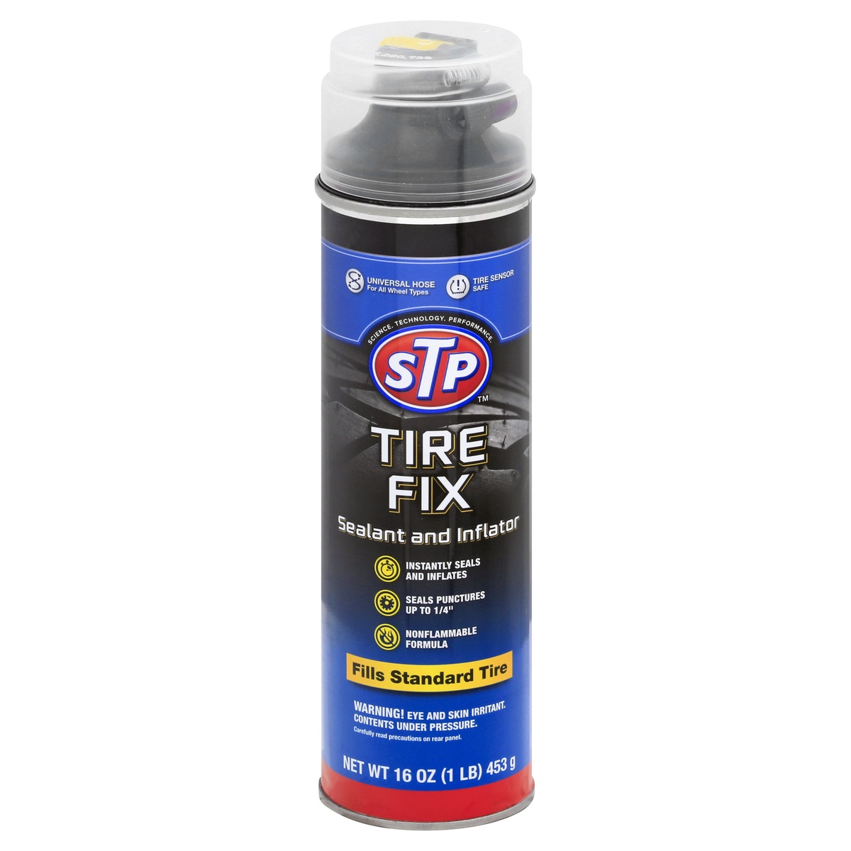 slide 1 of 1, STP StandardTire Fix 6 Fills Standard Tire, 16 oz