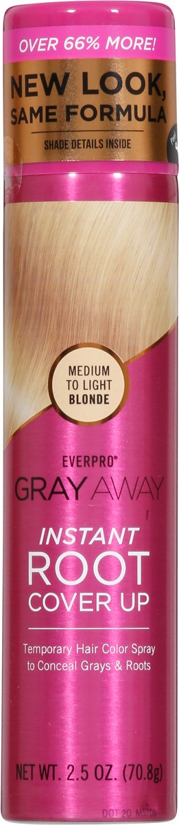 slide 8 of 13, Everpro Gray Away Medium to Light Blonde Temporary Hair Color Spray 2.5 oz, 2.5 oz