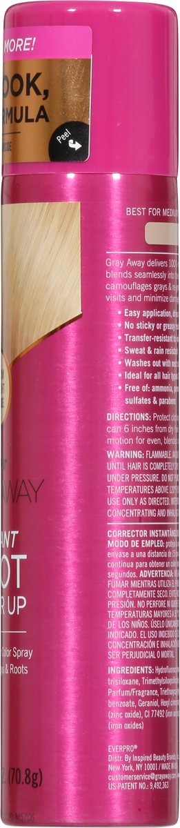 slide 13 of 13, Everpro Gray Away Medium to Light Blonde Temporary Hair Color Spray 2.5 oz, 2.5 oz