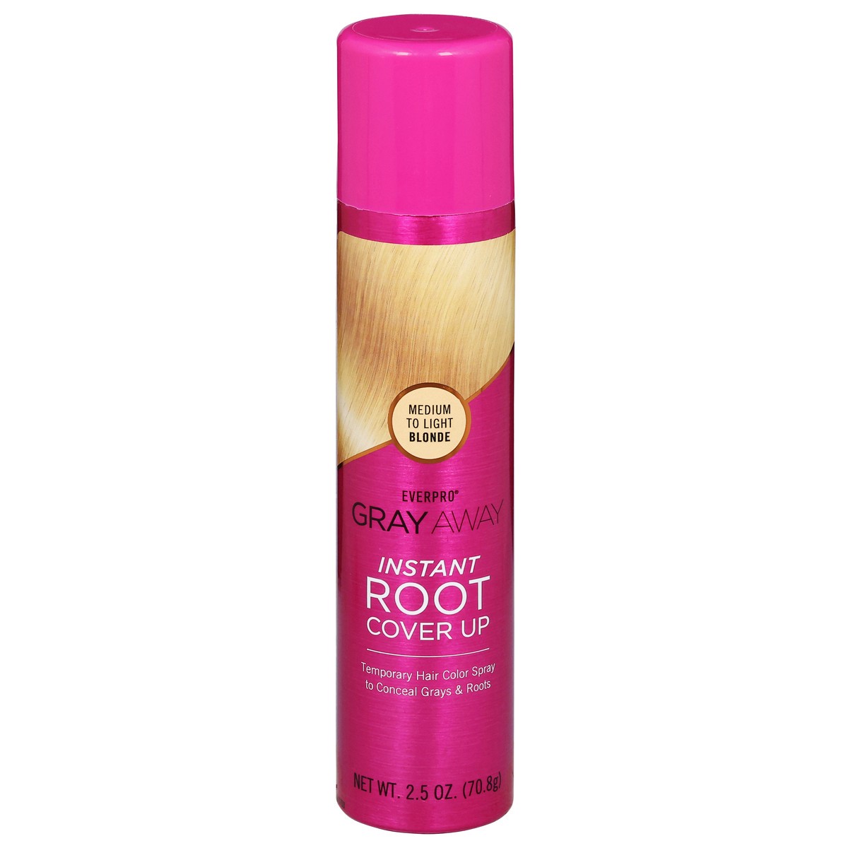 slide 1 of 13, Everpro Gray Away Medium to Light Blonde Temporary Hair Color Spray 2.5 oz, 2.5 oz