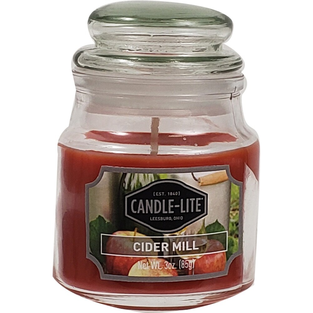 slide 1 of 1, Candle-Lite Cider Mill Scent Candle - Red, 3 oz