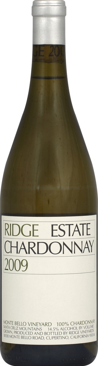 slide 2 of 3, Ridge Vineyards Chardonnay Estate, 750 ml