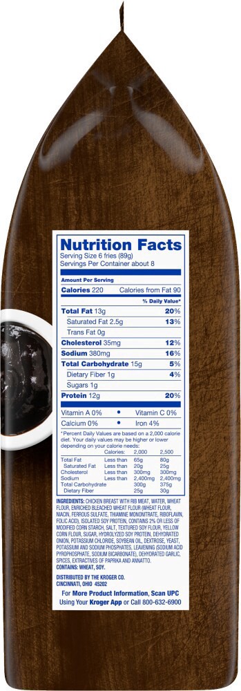 slide 2 of 4, Kroger Chicken Fries, 25.5 oz