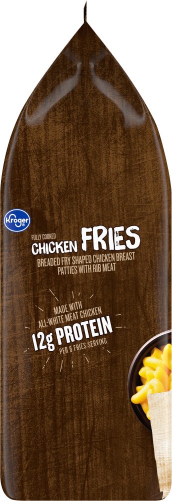 slide 4 of 4, Kroger Chicken Fries, 25.5 oz