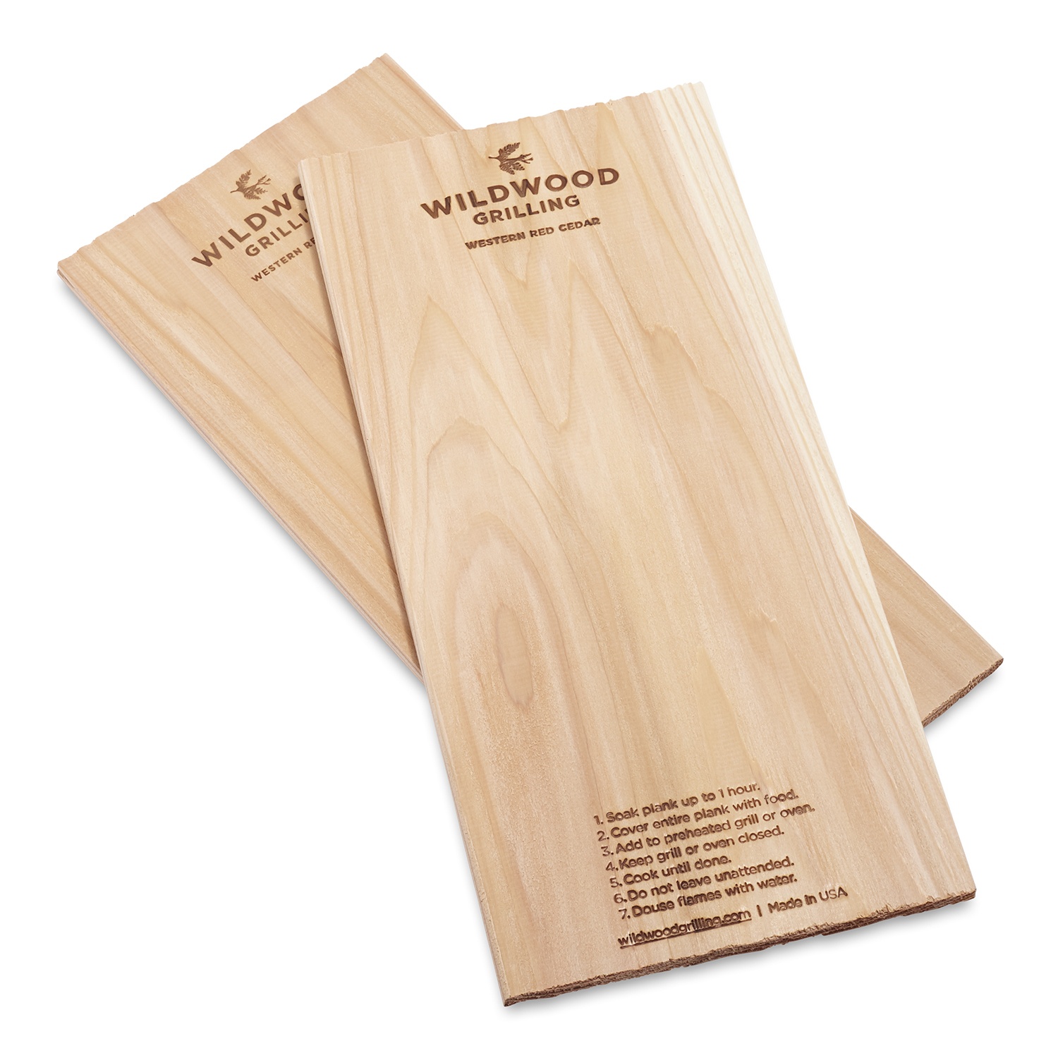 slide 1 of 1, Wildwood Grilling Cedar Grilling Planks, 2 ct