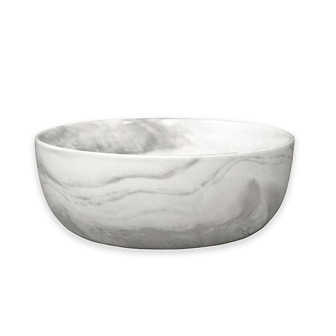 slide 1 of 4, Artisanal Kitchen Supply Coupe Marbleized Cereal Bowl - Grey, 1 ct