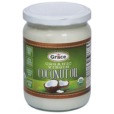 slide 1 of 1, Grace Oil Coconut Ext Vrgin Org - 500 Ml, 500 ml