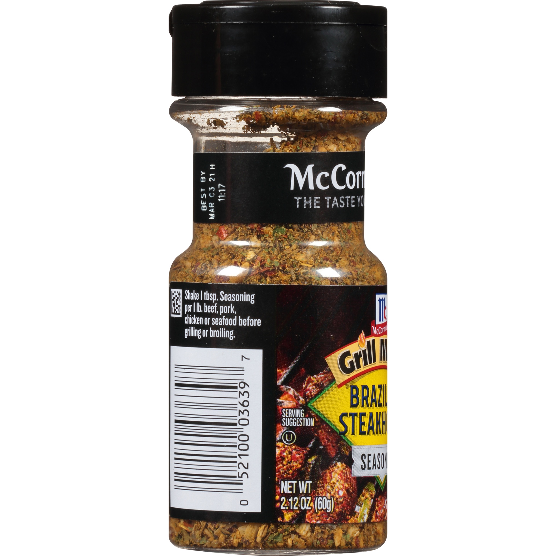 slide 4 of 5, McCormick Grill Mates Brazilian Steakhouse Seasoning, 2.12 oz