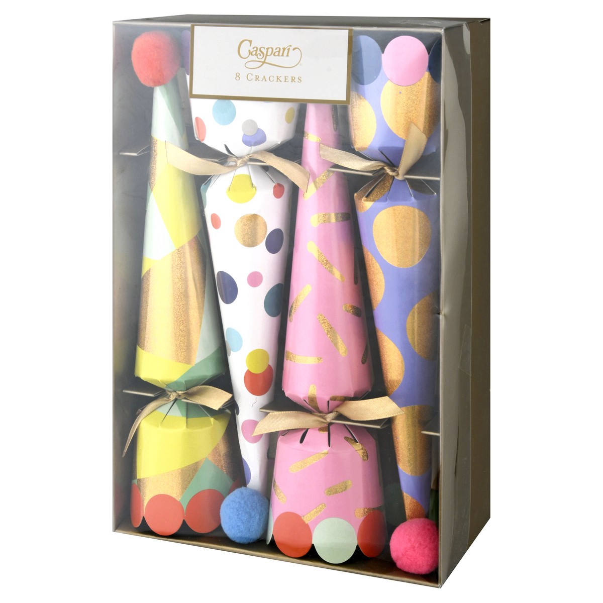 slide 6 of 11, Caspari Party Hats Party Crackers 8 ea, 8 ct