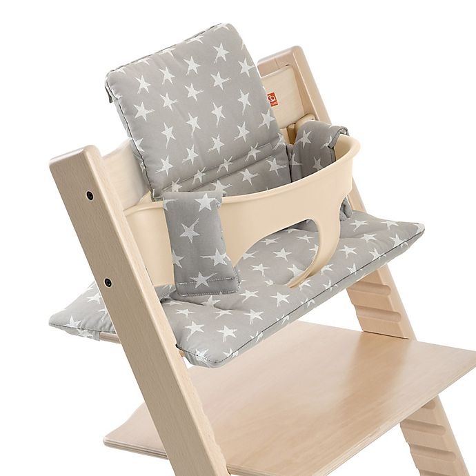 slide 1 of 2, Stokke Tripp Trapp Cushion - Grey Star, 1 ct