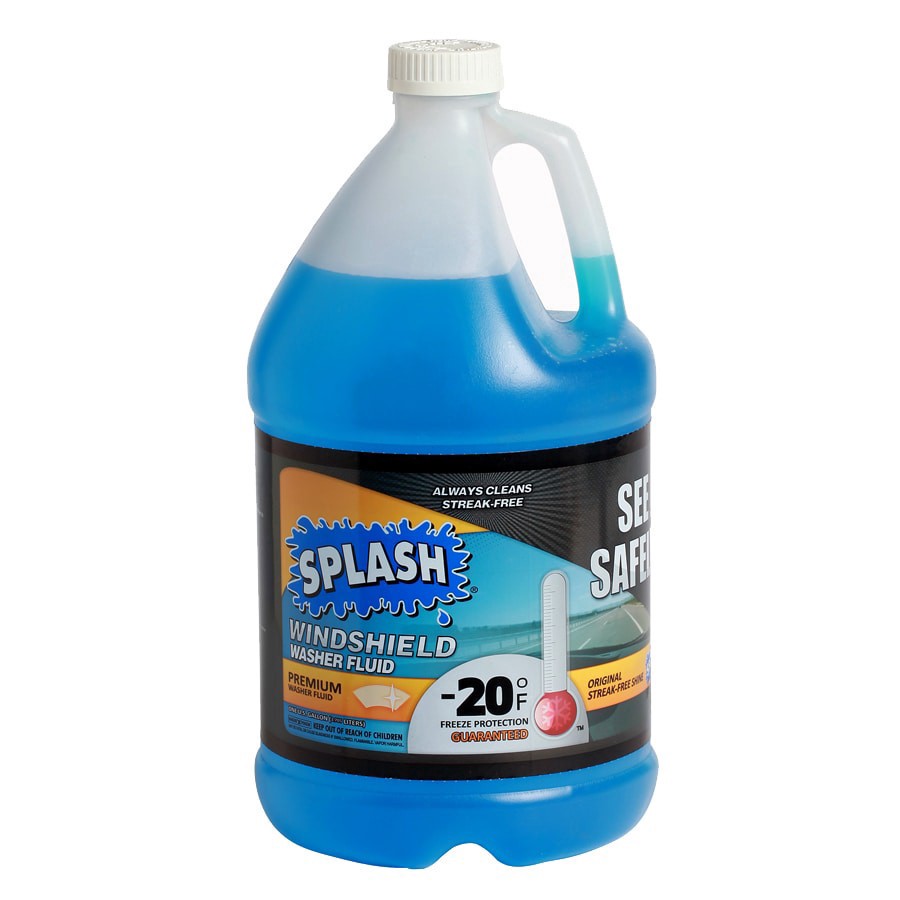 slide 1 of 3, Splash Windshield Washer Washer Fluid with Freeze Protection , 1 gal