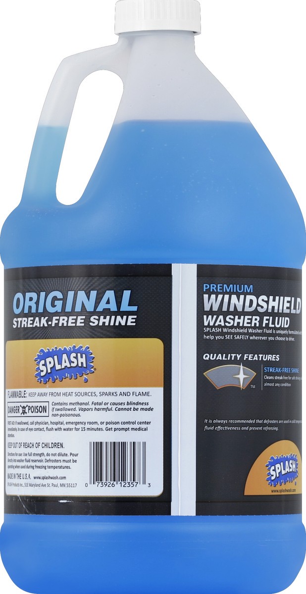 slide 3 of 3, Splash Windshield Washer Washer Fluid with Freeze Protection , 1 gal