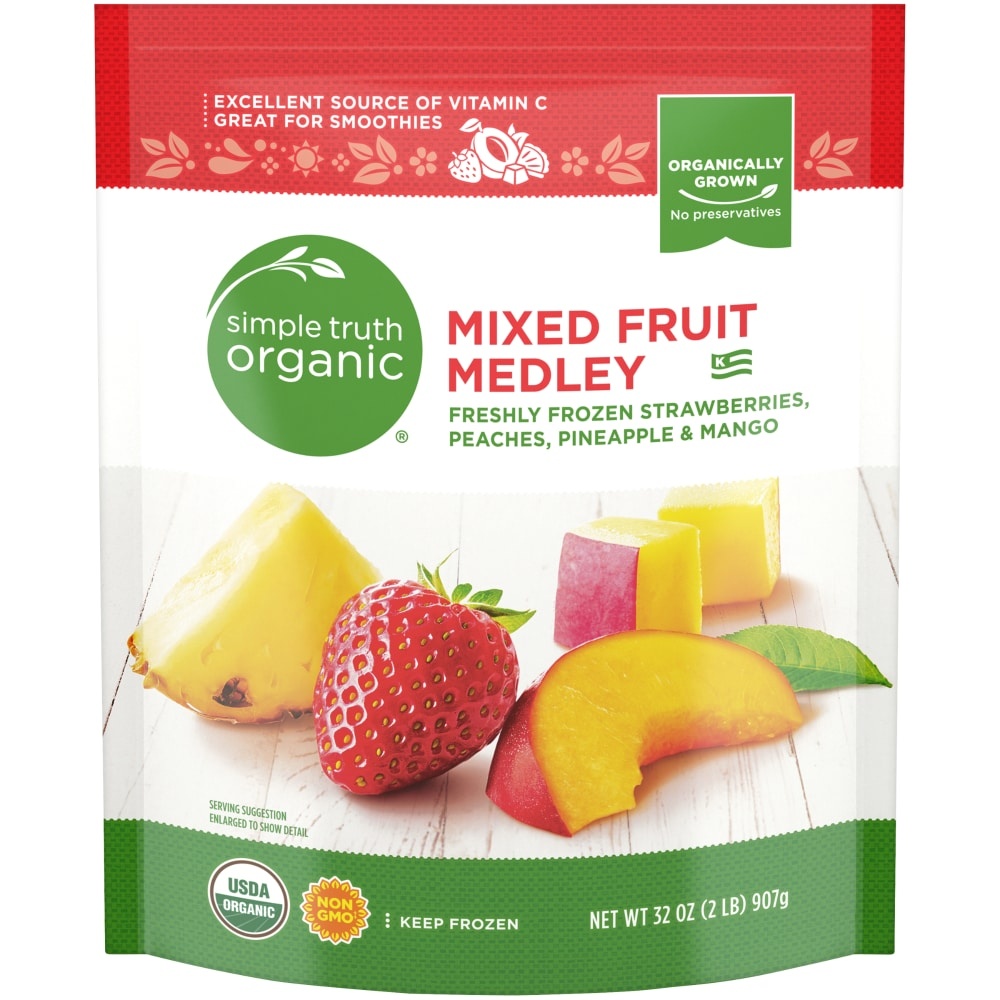 slide 1 of 1, Simple Truth Organic Mixed Fruit Medley, 32 oz