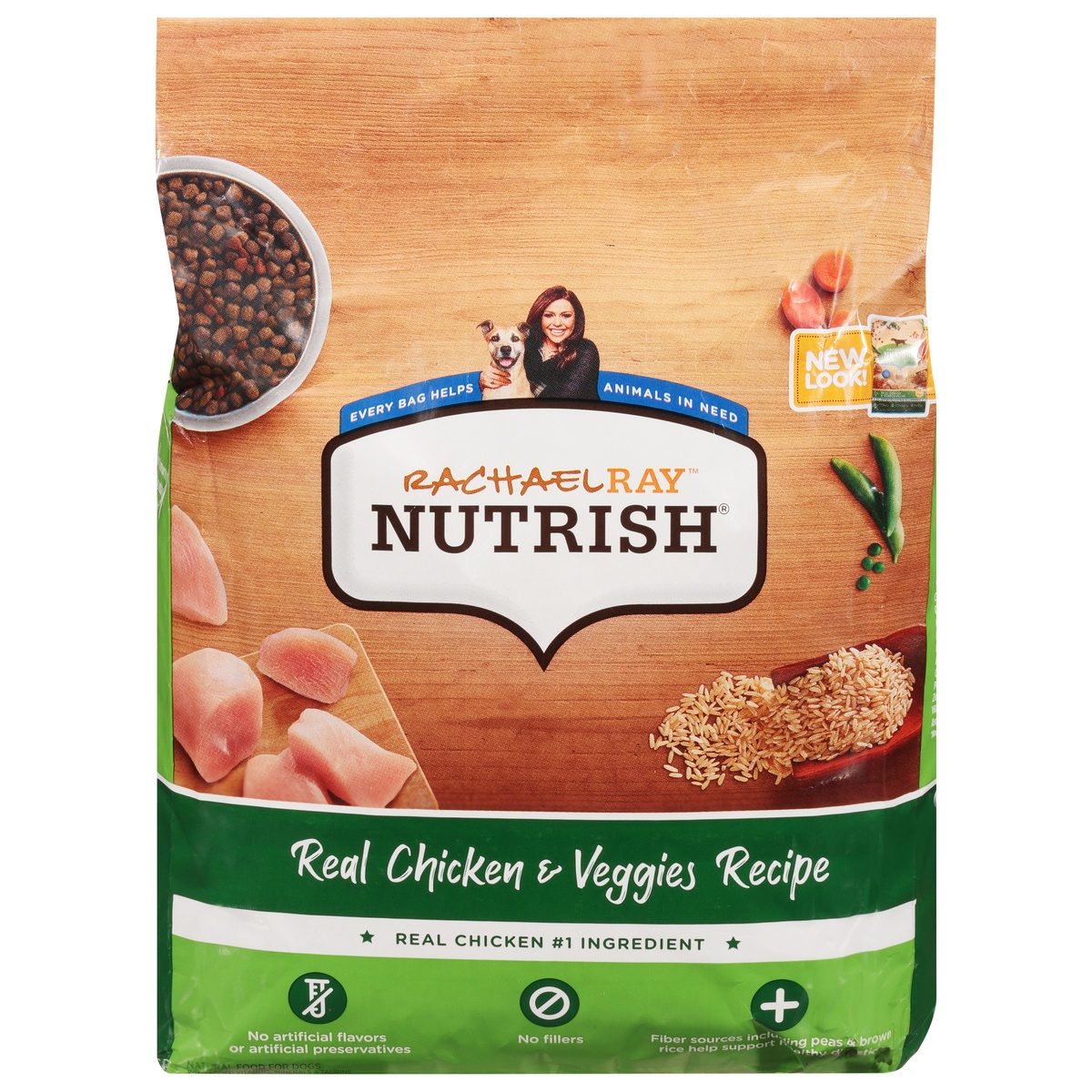 slide 1 of 2, Rachael Ray Nutrish Dry Dog Food, Real Chicken & Veggies Recipe, 6 lb. Bag, 3 ct., 6 lb