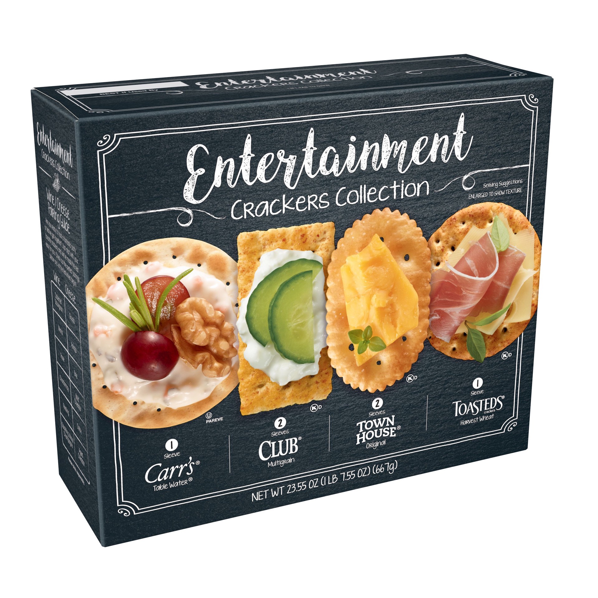 slide 1 of 4, Kellogg's Entertainment Crackers, Variety Pack, 6 Ct, 23.55 Oz, Box, 23.55 oz